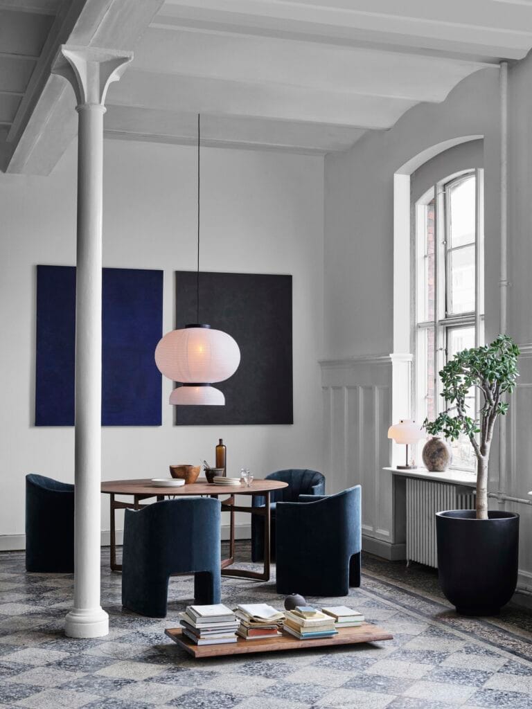 Mid century modern furniture: Scandinavian Drop Leaf Table Classic