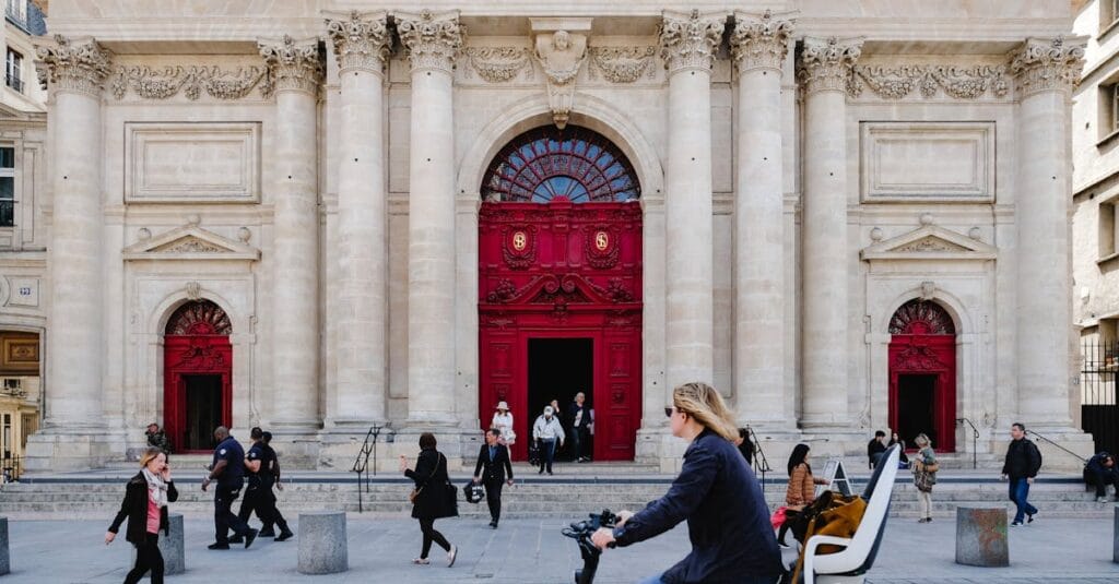 Urban scene in Copenhagen Denmark